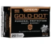 SPEER AMMO Gold Dot Personal Protection 40 S W 180gr Hollow Point Ammunition   20 Rounds