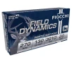 FIOCCHI Field Dynamics 270 Win 130 gr Pointed Soft Point Ammunition   20 Rounds