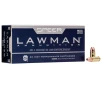 SPEER AMMO Lawman 9mm Luger 147 gr Total Metal Jacket Round Nose Ammunition   50 Rounds