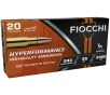 FIOCCHI Hyperformance 243 Win 95 gr Super Shock Tip Ammunition   20 Rounds