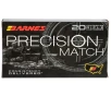 BARNES AMMO Precision Match 338 Lapua Mag 300gr Open Tip Boat Tail Ammunition   20 Rounds