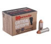 HORNADY Critical Defense 44 S W Special 165Gr FTX Ammunition   20 Rounds