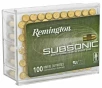 REMINGTON SubSonic 22LR 40Gr Copper Plated Hollow Point Ammuntion   100 Round