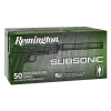 REMINGTON Subsonic 9mm 147gr Flat Nose Enclosed Base Ammunition   50 Rounds
