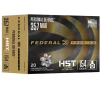 FEDERAL AMMO Personal Defense 357 Mag 154Gr HST Jacketed Hollow Point Brass Ammunition   20 Round