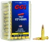 CCI Varmint 17 HMR 17gr Jacketed Hollow Point Ammunition   50 Rounds