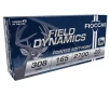FIOCCHI Field Dynamics 308 Win 165 gr Pointed Soft Point Ammunition   20 Rounds