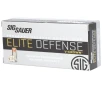 SIG SAUER Elite Defense V-Crown 9mm 124gr Nickel-Plated Brass Ammunition   50 Rounds