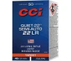 CCI Quiet-22 Target 22LR 45Gr Lead Round Nose Ammunition   50 Rounds