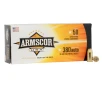 ARMSCOR 380 ACP 95gr Full Metal Jacket Ammunition   50 Rounds