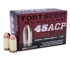 FORT SCOTT MUNITIONS 45 ACP 180gr TUI SCS Ammunition   20 Rounds