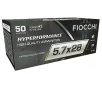 FIOCCHI Hyperformance 5 7x28mm 40gr THP Ammunition   50 Rounds