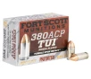 FORT SCOTT MUNITIONS Tumble Upon Impact 380 ACP 95gr Ammunition   20 Rounds