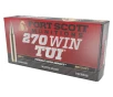 FORT SCOTT MUNITIONS 270 Win 130gr TUI Ammunition   20 Rounds