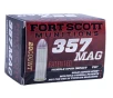 FORT SCOTT MUNITIONS 357 Magnum 125gr TUI Ammunition   20 Rounds