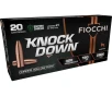 FIOCCHI Knock Down Lead Free 308 Win 150gr Copper Hollow Point Ammunition   20 Rounds