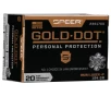 SPEER AMMO 9mm  P 124Gr Gold Dot HP 20rd