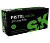 SK AMMO 22 LR Pistol Match 50rd
