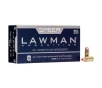 SPEER AMMO Lawman 9mm Luger 147 gr Total Metal Jacket Round Nose Ammunition   50 Rounds