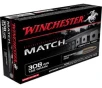 Winchester 308 168 Gr BTHP Match