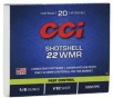 22 WMR 52 Grain Shotshell 20 Rounds