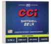 22 LR  Long Rifle  Shotshell 31 Grains of  12 Shot 20 Rounds