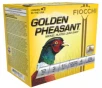 Fiocchi 12 Gauge 3 1 3 4oz 1200 fps Shot Size  4 Golden Pheasant Nickel Plated 25 Rounds