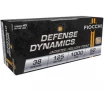 Fiocchi Defense Dynamics 38 Special 125 Grain Jacketed Hollow Point 50 Rounds