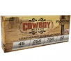 Fiocchi 45 Colt 250 Grain Lead Round Nose Flat Point 50 Rounds