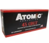 Atomic Ammunition Cowboy 45 Colt 200 Grain Lead Round Nose Flat Point 50 Rounds