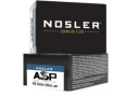 Nosler Assured Stopping Power 45 ACP 185 Grain Match Grade Jacketed Hollow Point 20 Rounds