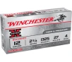 Winchester Super X 12 Gauge Ammo 2-3 4   4 Buckshot 27 Pellets Box of 5