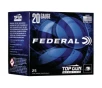 Federal Top Gun Sporting 20 Gauge Ammo 2-3 4   7-1 2 Lead Shot 7 8 oz Case of 250  10 Boxes of 25 