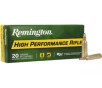 Remington High Performance Rifle 22-250 Remington Ammo 55 Grain Jacketed Soft Point Box of 20
