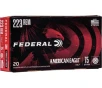 Federal American Eagle 223 Remington Ammo 75 Grain Full Metal Jacket Box of 20