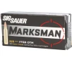 Sig Sauer Marksman Elite 223 Remington Ammo 77 Grain Sierra MatchKing Jacketed Hollow Point Box of 20