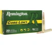 Remington Core-Lokt 270 Winchester Ammo 130 Grain Jacketed Soft Point Box of 20