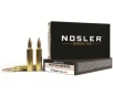 Nosler Match Grade 28 Nosler Ammo 168 Grain Nosler Custom Competition Jacketed Hollow Point Box of 20