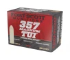 Fort Scott Munitions TUI 357 Magnum Ammo 125 Grain Solid Lead Free Box of 20