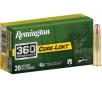 Remington Core-Lokt 360 Buckhammer Ammo 180 Grain Jacketed Soft Point Case of 200  10 Boxes of 20 