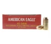Federal American Eagle 40 S W Ammo 155 Grain Full Metal Jacket Box of 50