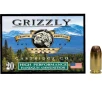 Grizzly Cartridge High Performance Handgun 40 S W Ammo 200 Grain Jacketed Hollow Point Box of 20