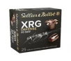 Sellier   Bellot XRG Defense 40 S W Ammo 130 Grain Solid Hollow Point Lead Free Box of 25