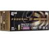 Federal Premium Practice and Defend HST Syntech Combo 40 S W Ammo 180 Grain Total Synthetic Jacket and Jacketed Hollow Point Box of 100