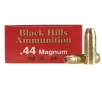 Black Hills 44 Remington Magnum Ammo 300 Grain Jacketed Hollow Point Case of 500  10 Boxes of 50 