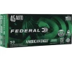 Federal American Eagle IRT 45 ACP Ammo 137 Grain Flat Nose Lead Free Box of 50