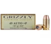 Grizzly Cartridge High Performance Handgun 45 ACP  P Ammo 185 Grain Jacketed Hollow Point Box of 20