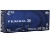 Federal Syntech Defense 45 ACP Ammo 205 Grain Federal Syntech Defense Jacketed Hollow Point Box of 50