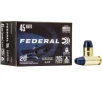 Federal Syntech Defense 45 ACP Ammo 205 Grain Federal Syntech Defense Jacketed Hollow Point Box of 20