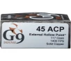 G9 Defense 45 ACP Ammo 117 Grain Fluted Lead Free Box of 20